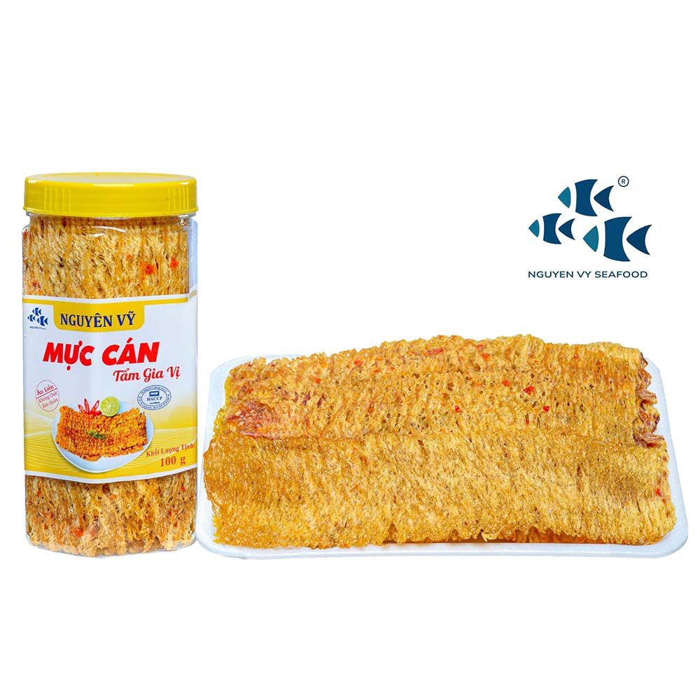 Mực Cán Tẩm Gia Vị